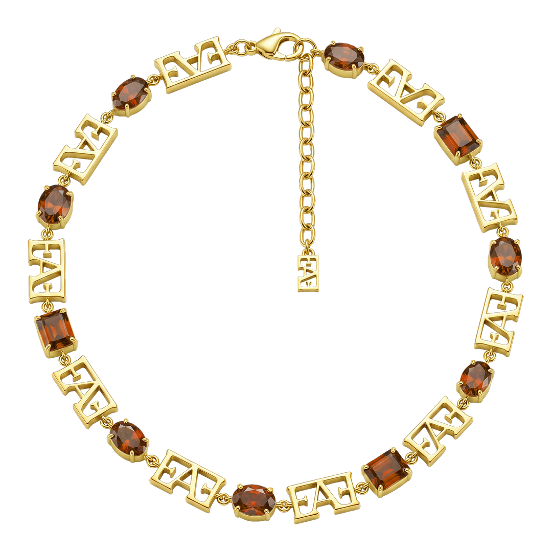 Trinity Necklace / Red Color.