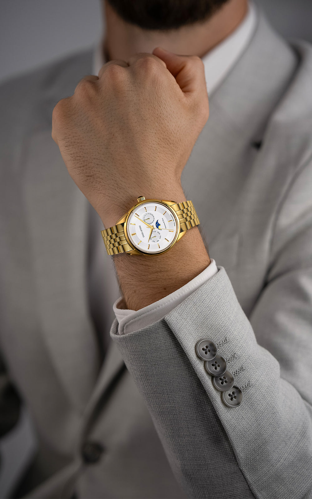 Fontana di Trevi, Roma - President Bracelet / Swiss Movement