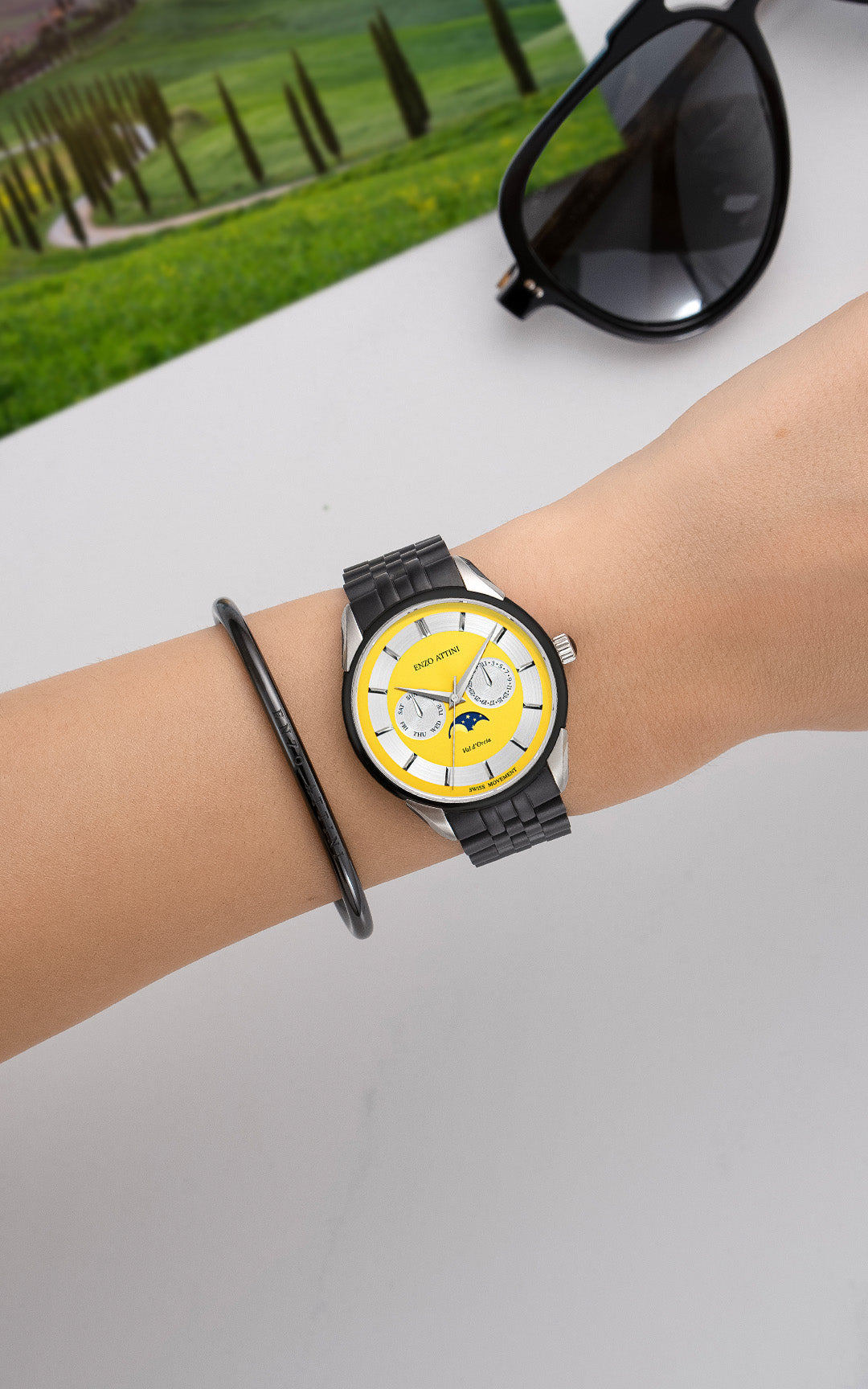 Val d'Orcia - President Bracelet / Swiss Movement.