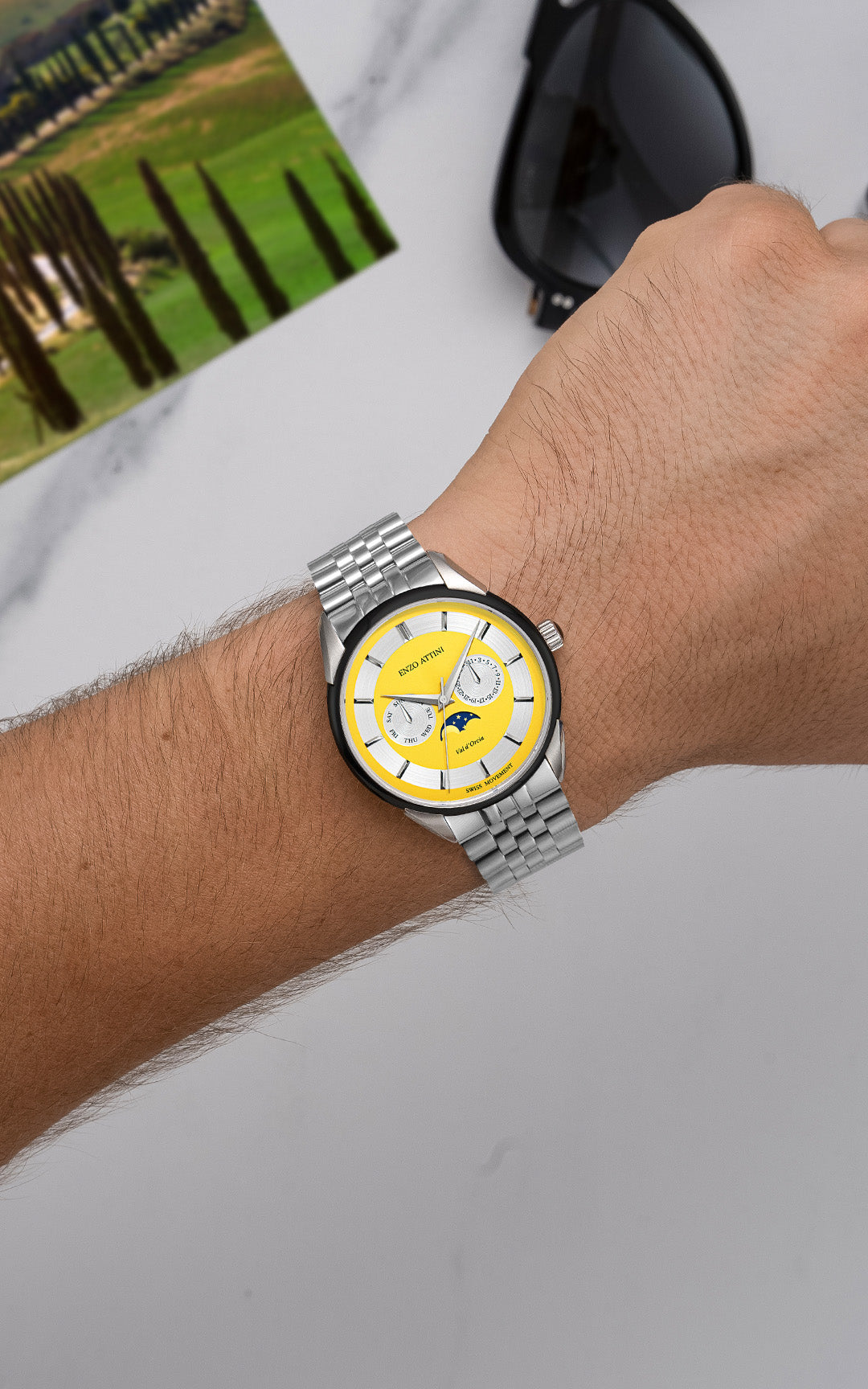 Val d'Orcia - President Bracelet / Swiss Movement
