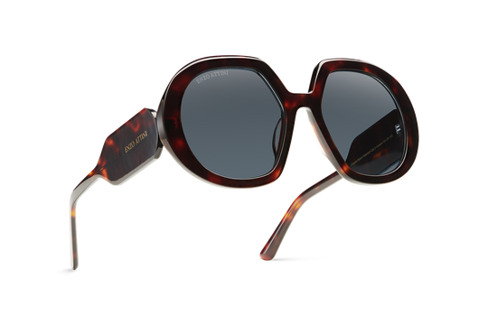 Lago di Garda / Tortoise Red + Black Lens.