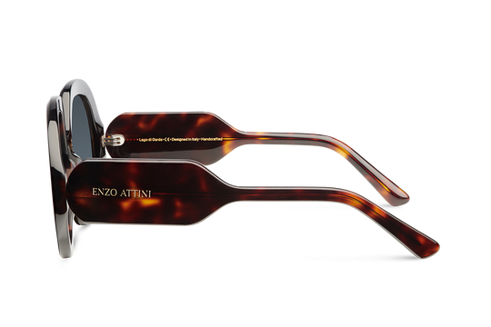 Lago di Garda / Tortoise Red + Black Lens.