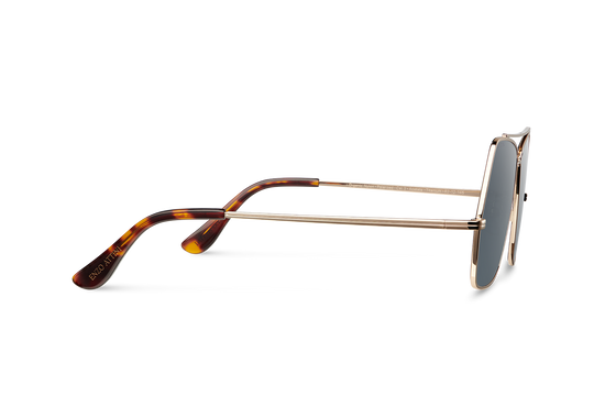 Lake Geneva / Tortoise & Gold Color + Dark Black Lens