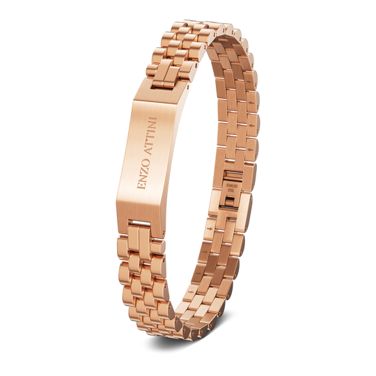 "Piazza San Marco" - President Bracelet / Rose Gold