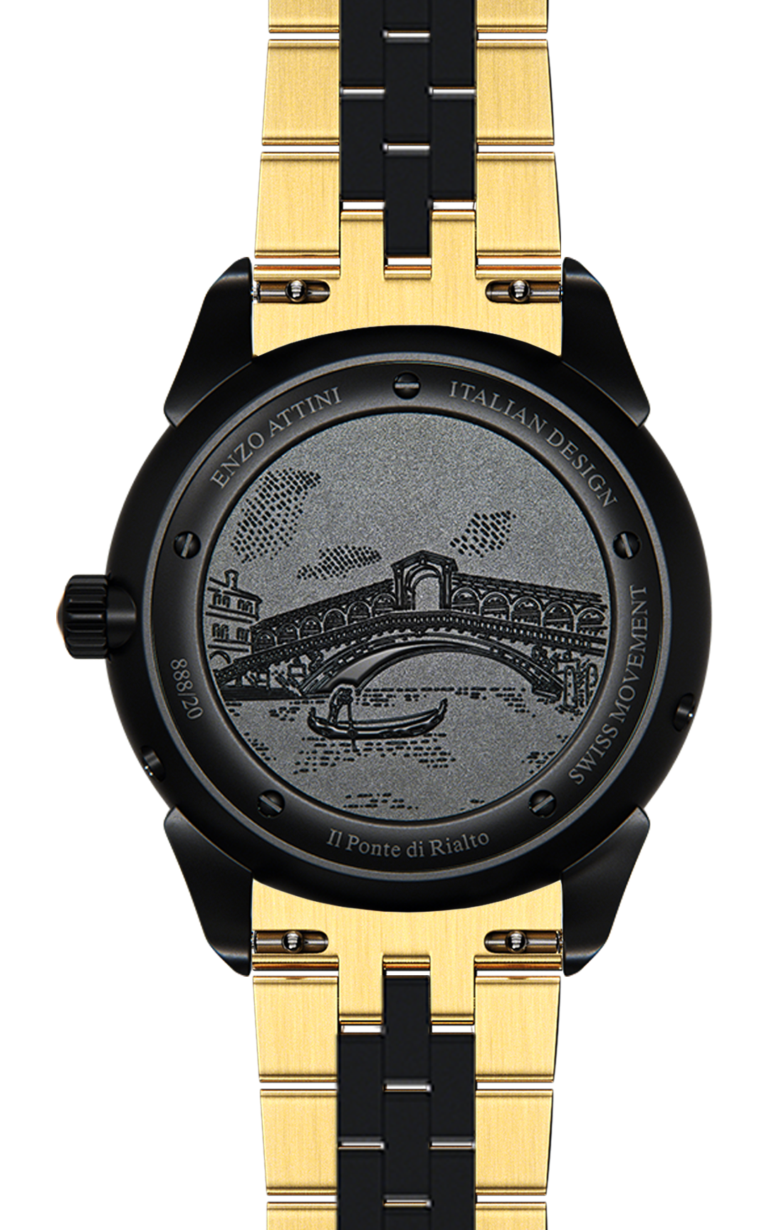 il Ponte di Rialto, Venezia - President Bracelet / Swiss Movement.