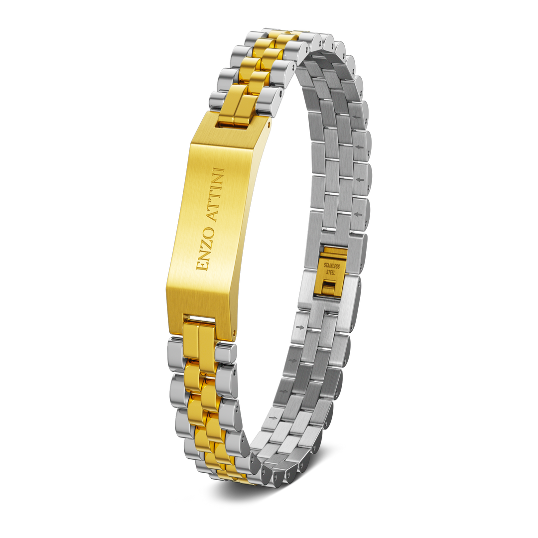 Colosseo di Roma - President Bracelet / Silver Gold