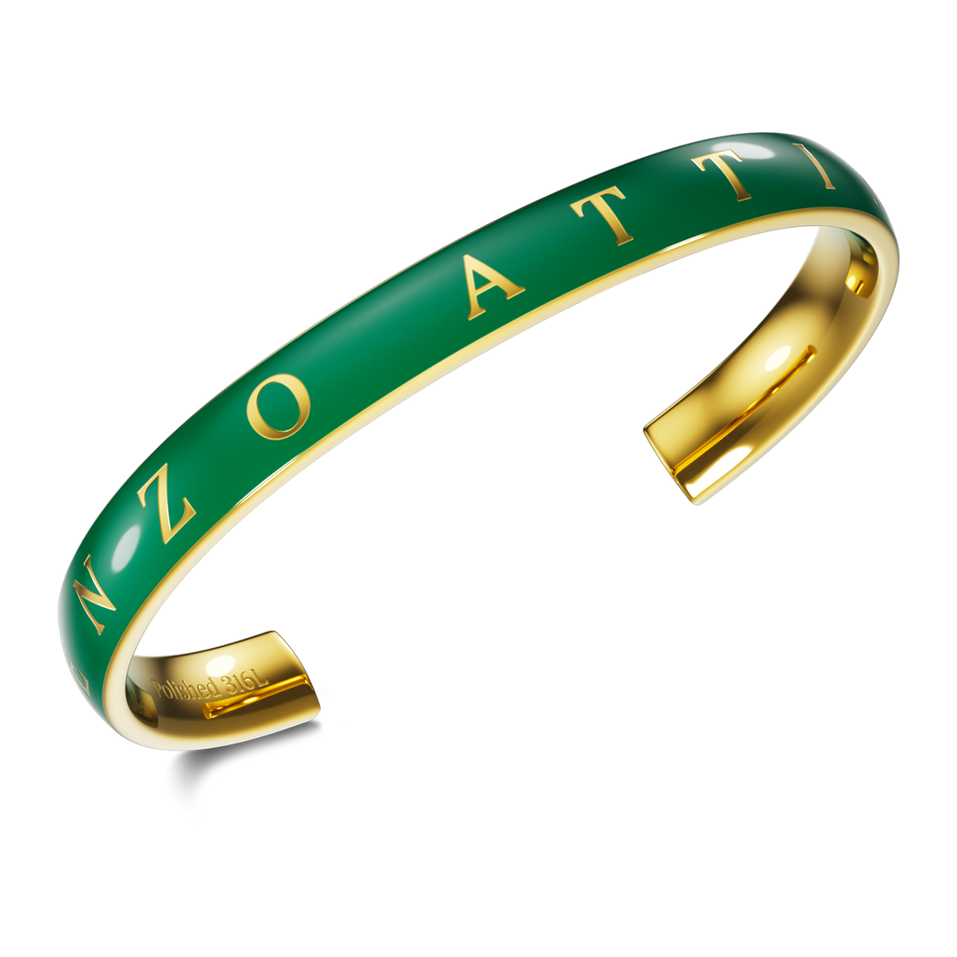 Momentum Sport / Green & Gold Color. - Enzo Attini - - jewelry_women, momentum sport