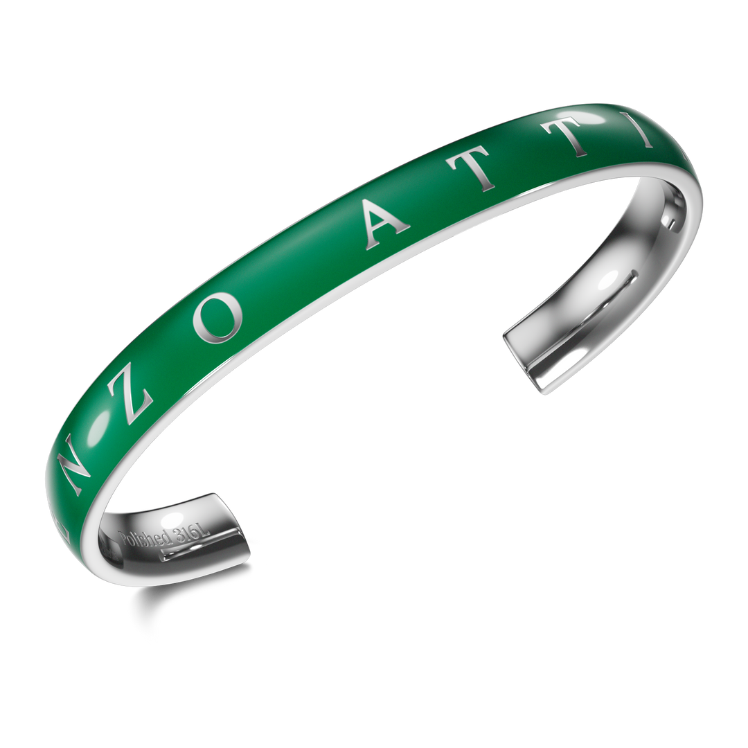 Momentum Sport / Green & Silver Color - Enzo Attini - - jewelry_men, momentum sport