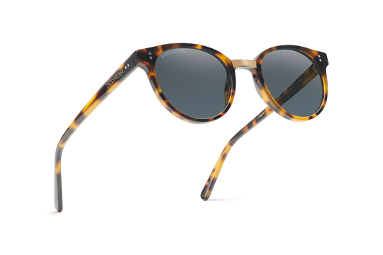 Murano / Tortoise Red + Dark Black Lens.