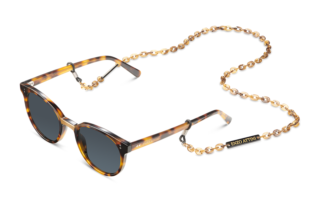 Murano / Tortoise Red + Dark Black Lens.