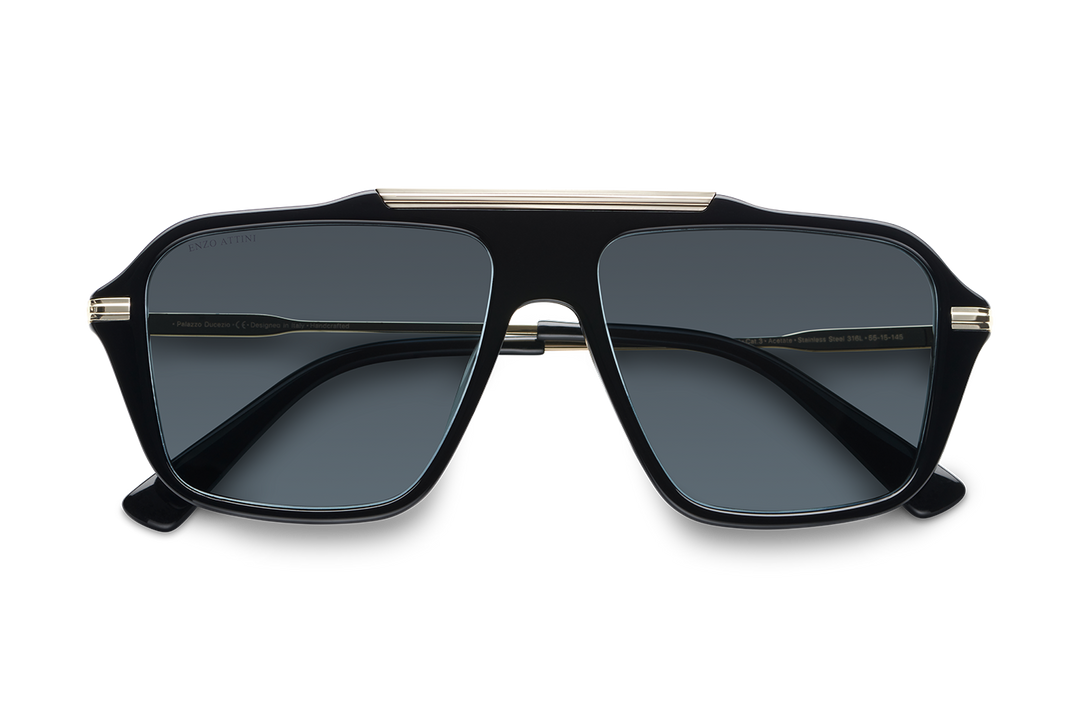 Palazzo Ducezio / Black&Gold Color + Dark Black Lens.
