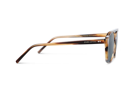 Piazza del Duomo / Tortoise Brown + Dark Black Lens.