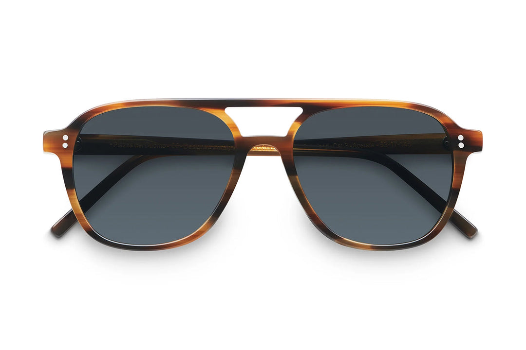 Piazza del Duomo / Tortoise Brown + Dark Black Lens.
