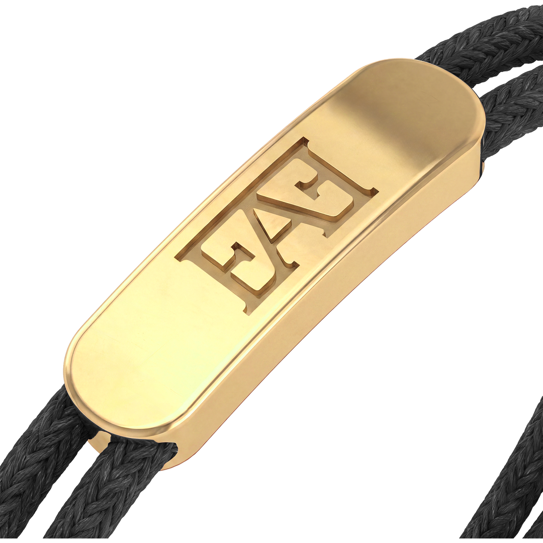 Movement Cord Bracelet / Black Color.
