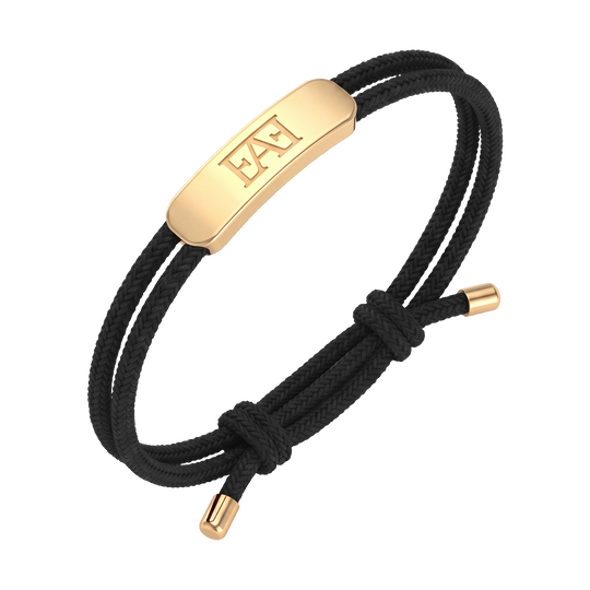 Movement Cord Bracelet / Black Color.