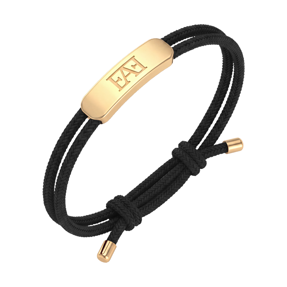 Movement Cord Bracelet / Black Color