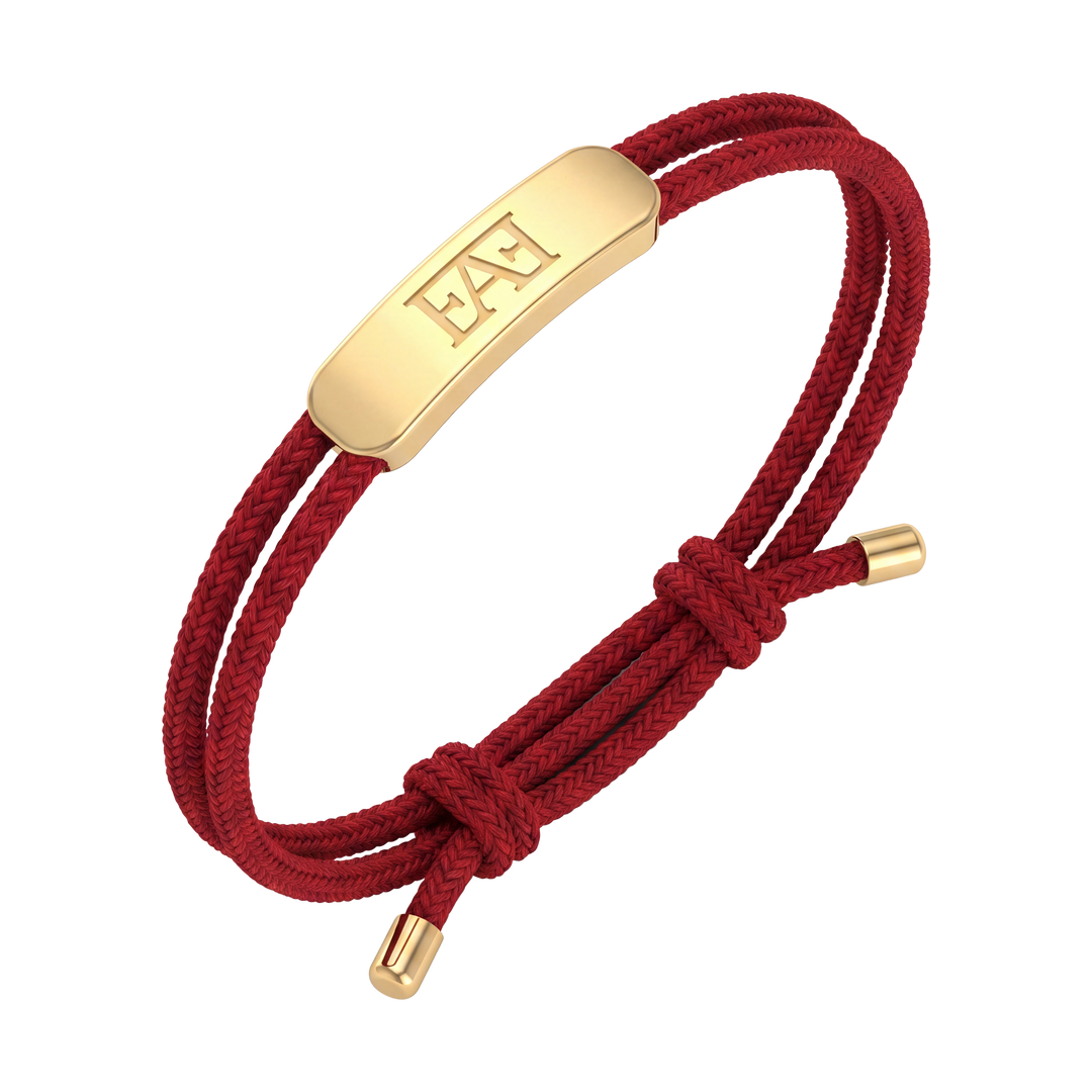 Movement Cord Bracelet / Red Color