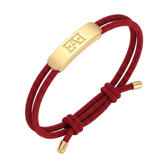 Movement Cord Bracelet / Red Color