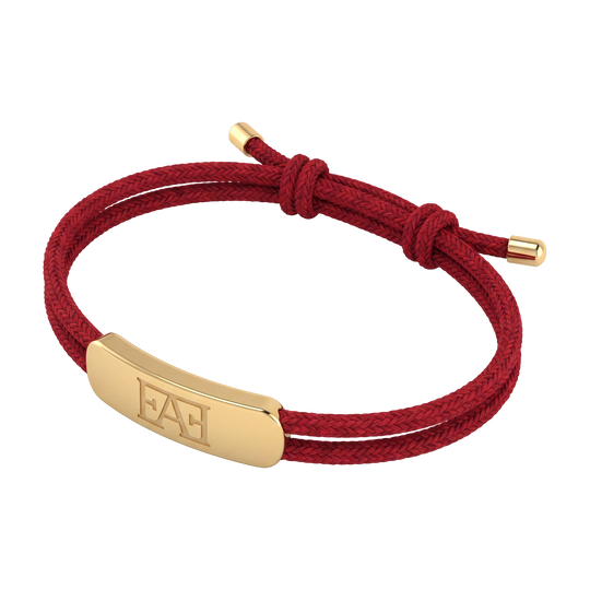 Movement Cord Bracelet / Red Color