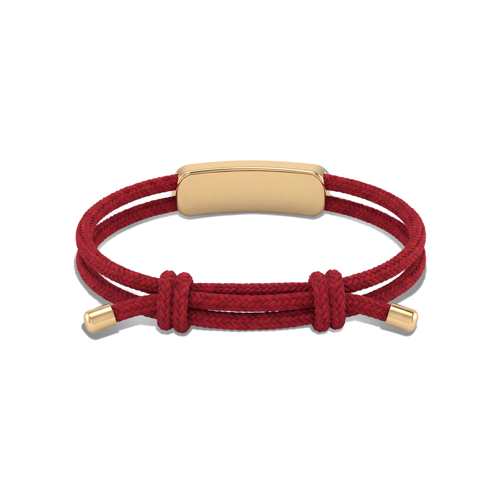 Movement Cord Bracelet / Red Color.