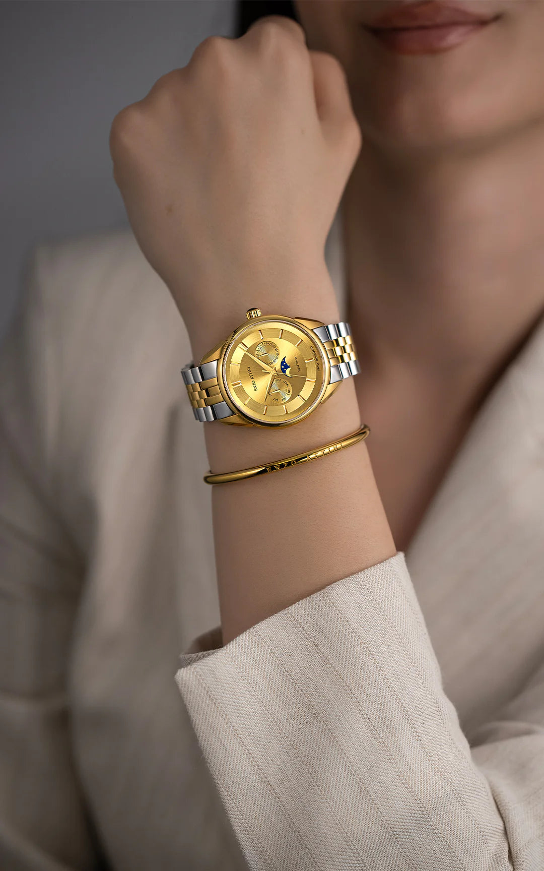 Val d'Orcia ll / President Bracelet, Swiss Movement.