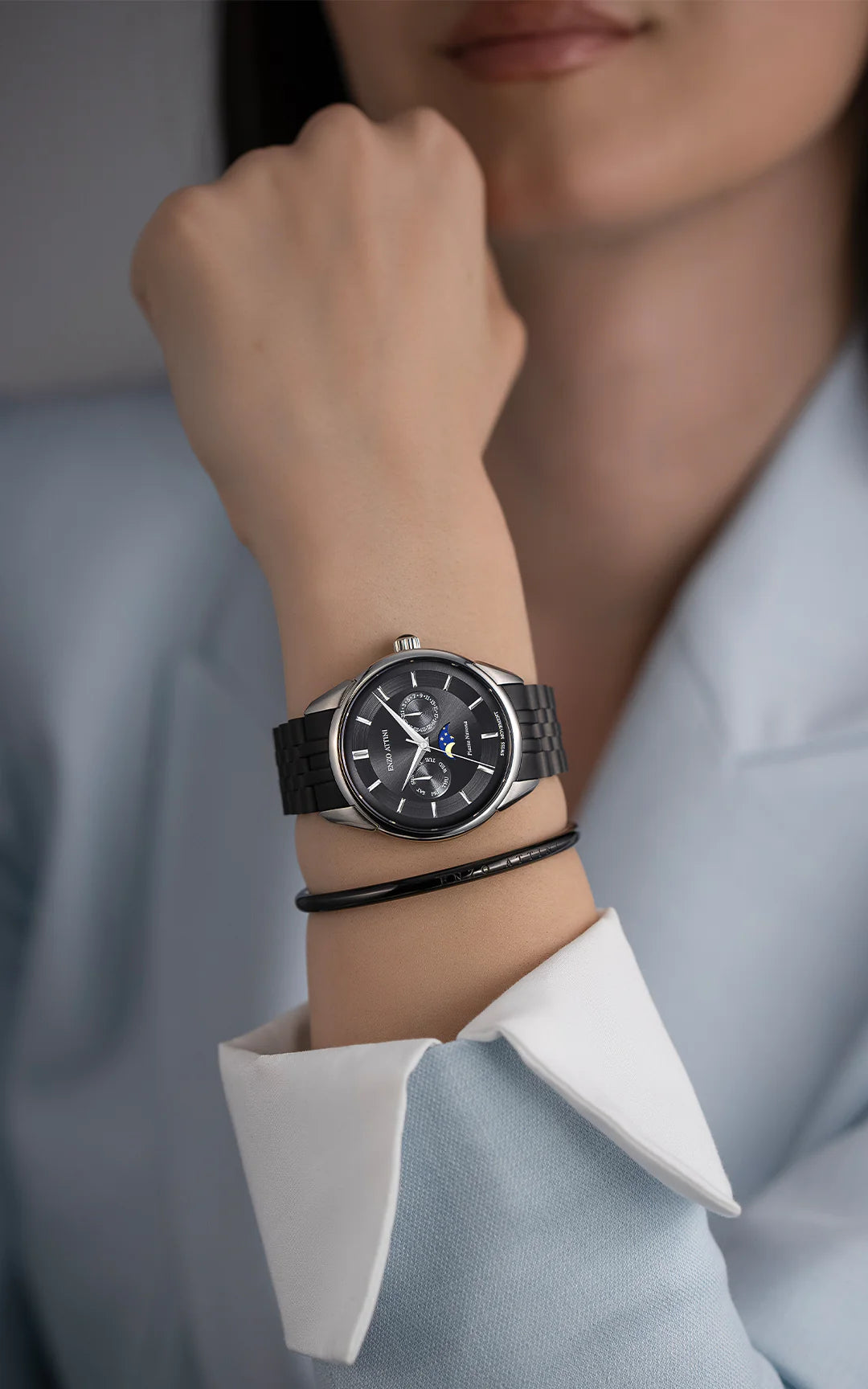 Piazza Navona, Roma ll / President Bracelet, Swiss Movement.