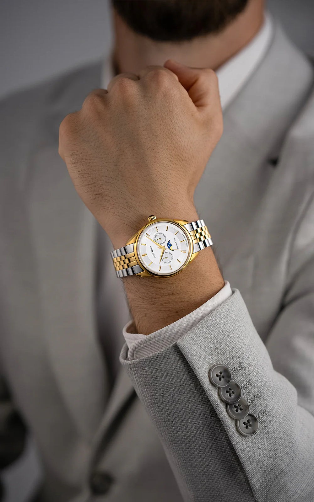 Fontana di Trevi, Roma - President Bracelet / Swiss Movement