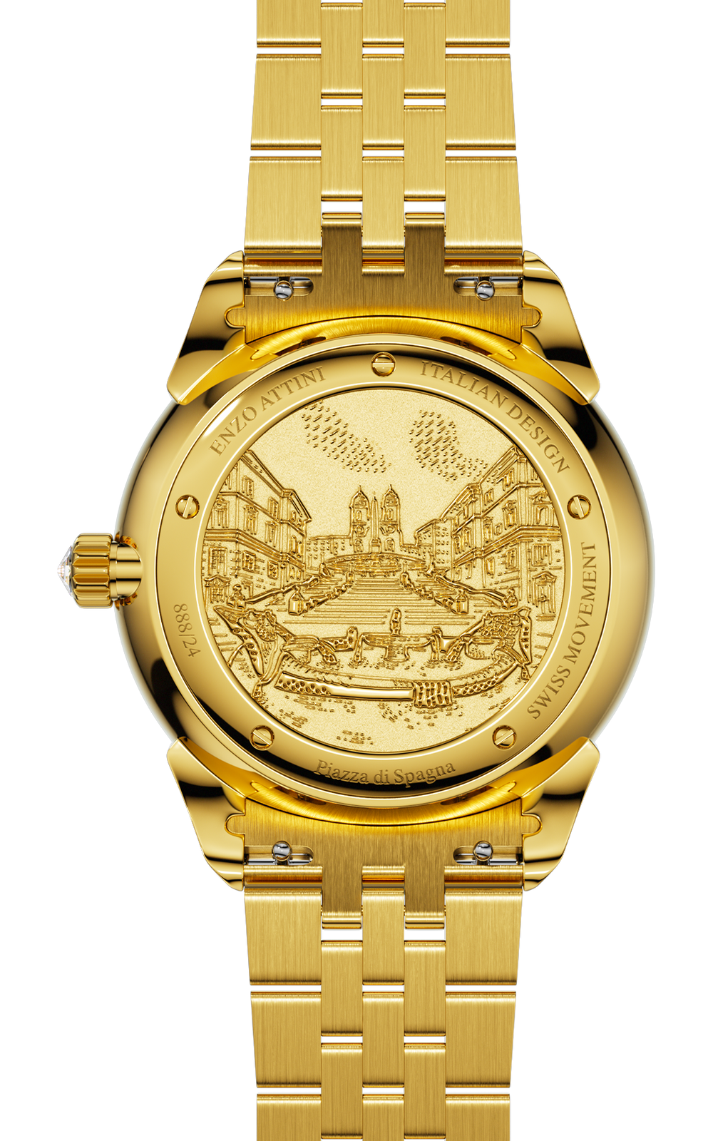 NEW Piazza di Spagna - President Bracelet / Swiss Movement