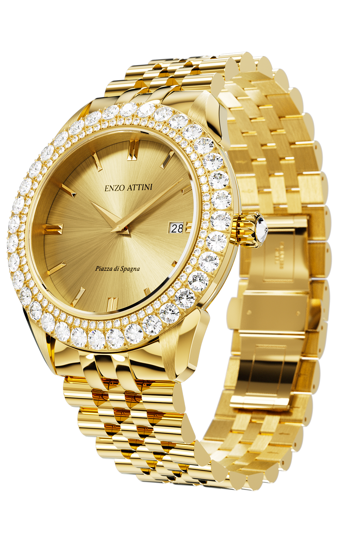 NEW Piazza di Spagna - President Bracelet / Swiss Movement