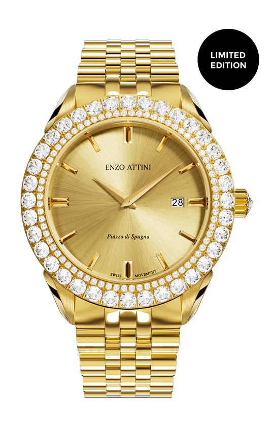 NEW Piazza di Spagna - President Bracelet / Swiss Movement