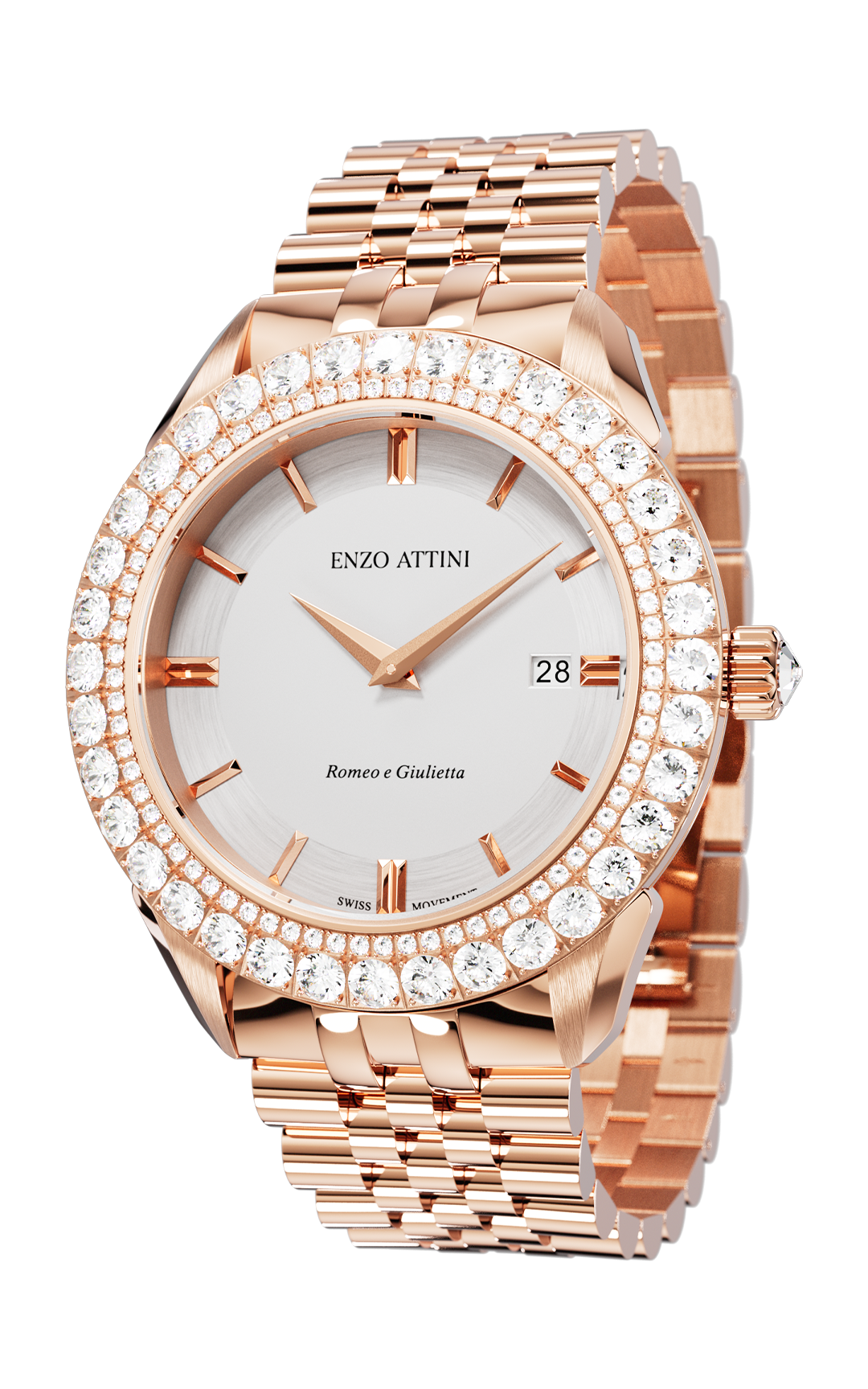 NEW Romeo e Giulietta - President Bracelet  / Swiss Movement