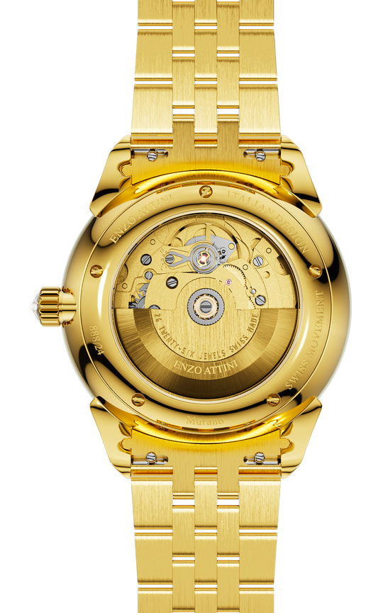 "Murano" Automatic - President Bracelet / Swiss Movement.