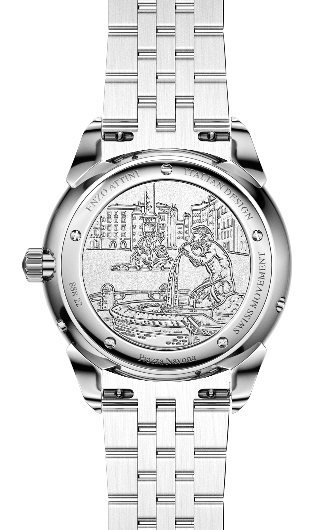 Piazza Navona, Roma - Bracelet / Swiss Movement.