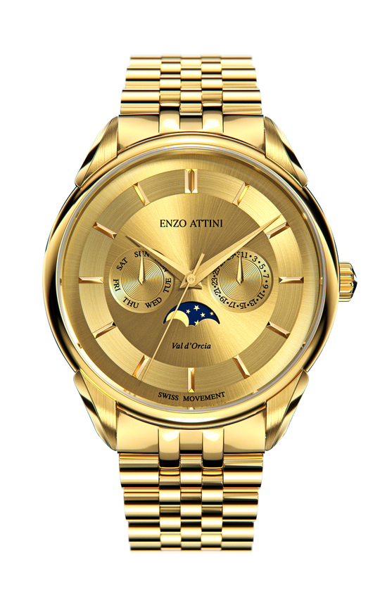 New Val d'Orcia - President Bracelet / Swiss Movement.